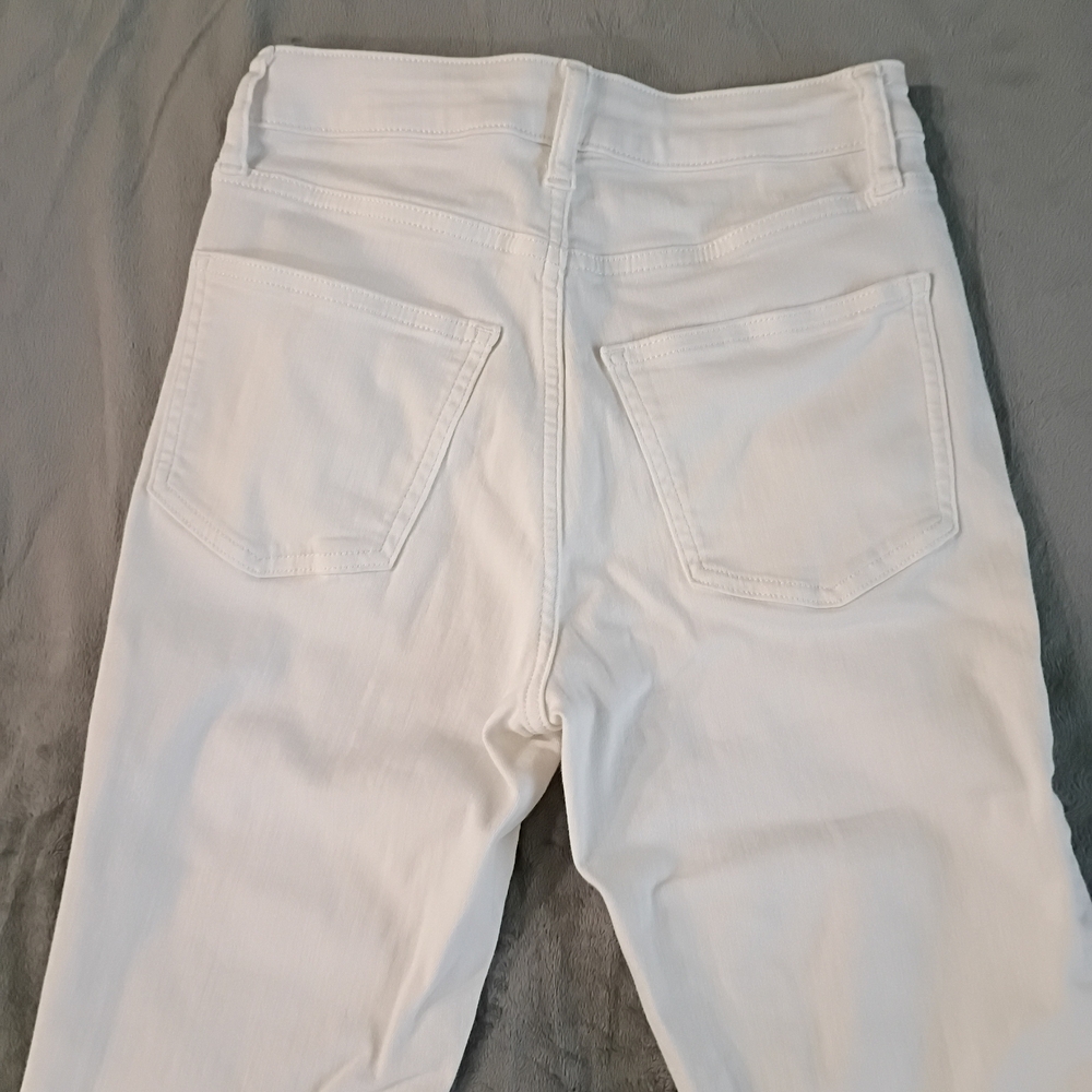 Lauren Conrad High Rise Skinny Ankle White Jeans - Picture 6 of 7